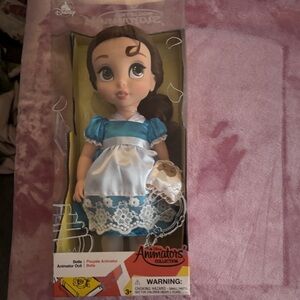 Disney Animator's Collection Belle Doll - Blue and White Dress